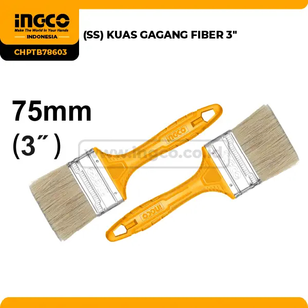 

Kuas Cat 3" Inch INGCO CHPTB78603 Tembok Besi Minyak Kayu Paint Brush