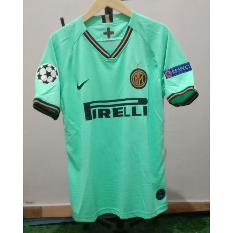 JERSEY INTER MILAN AWAY 2019 NAMESET (LUKAKU) #9 SIZE L