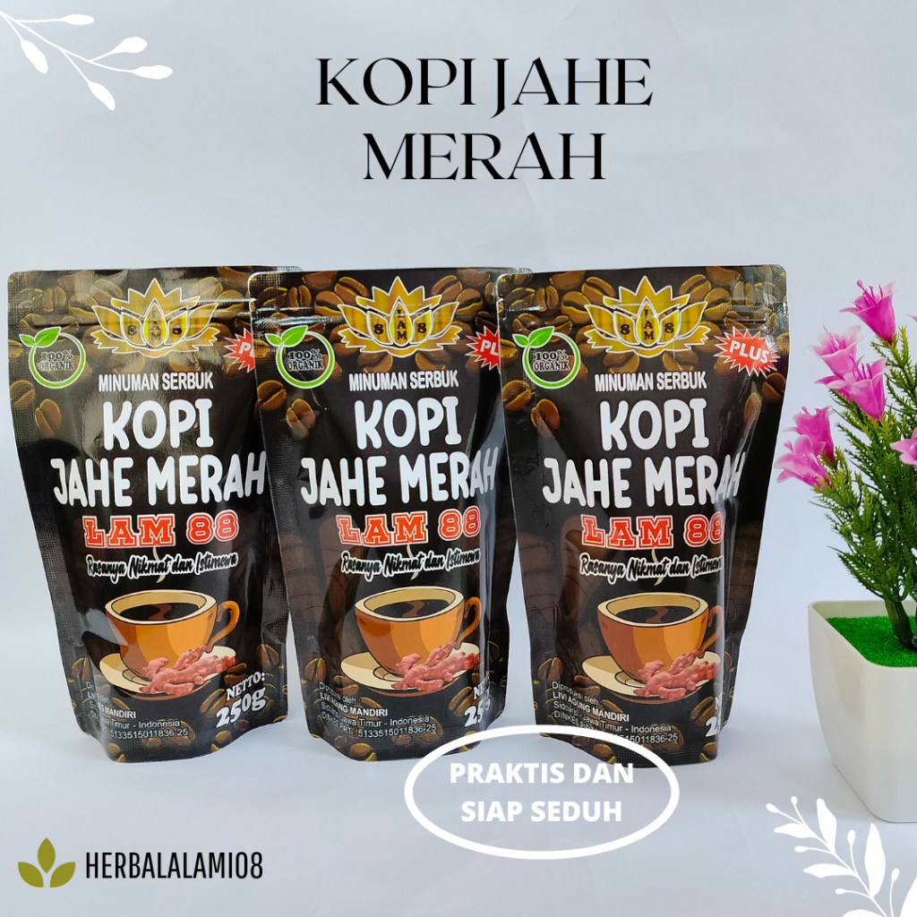 

KOPI JAHE MERAH INSTAN RASANYA NIKMAT DAN ISTIMEWA