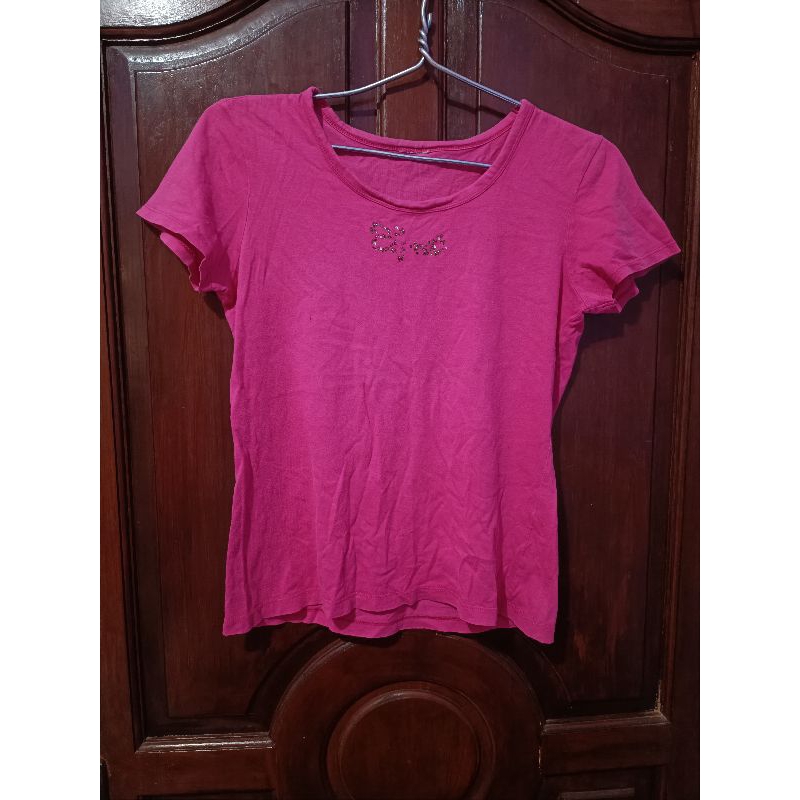 preloved kaos Pink
