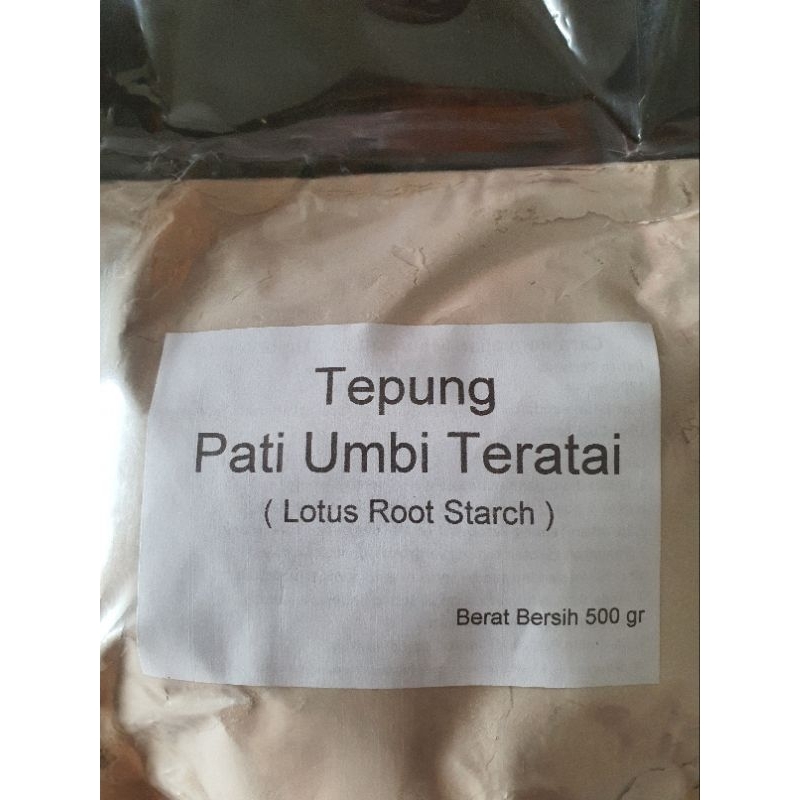

Tepung Pati Umbi Teratai Lotus Root Starch 500gr lengau