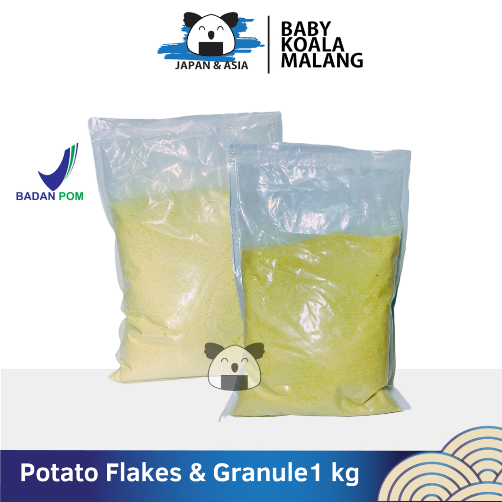 

POTATO FLAKES 1 Kg | Mashed Potato Instant | Kentang Bubuk Instan