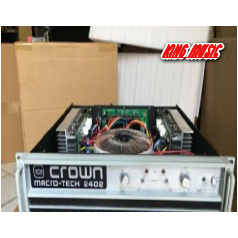 POWER AMPLIFIER CROWN MACRO TECH 2402 / MACROTECH 2402