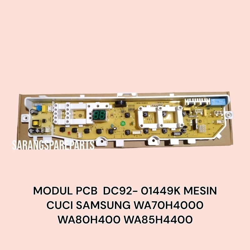 MODUL MESIN CUCI SAMSUNG 01449K WA70H4000 / PCB MODUL MESIN CUCI SAMSUNG WA80H4000 WA85H4400 / MODUL