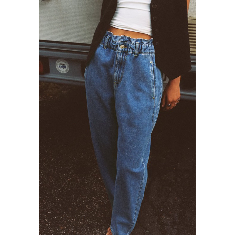 ZARA BAGGY PAPERBAG JEANS