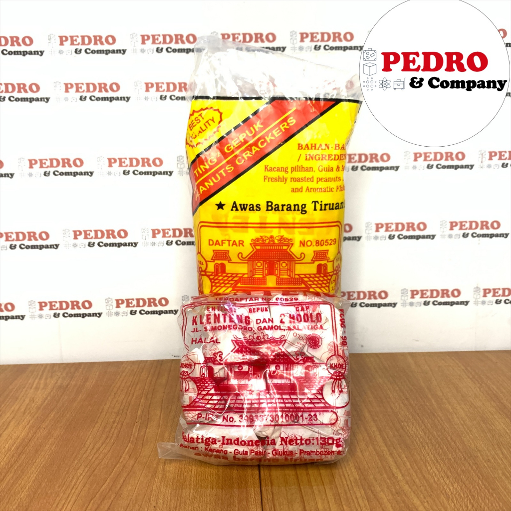 

Ting2 gepuk kacang 100 gram cap klenteng dan 2 hoolo ting teng peanut