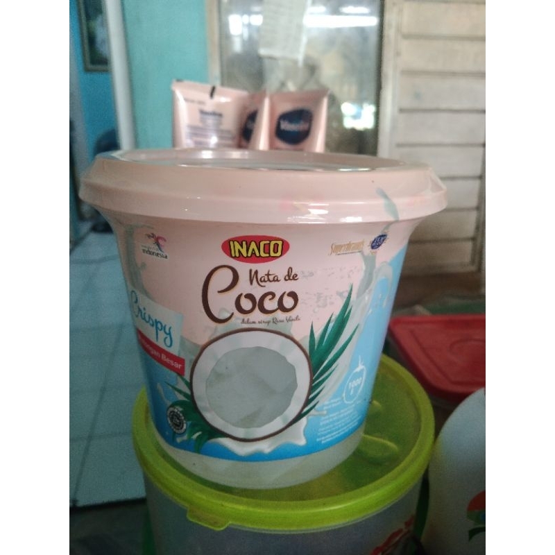 

Inaco nata de coco jelly buat topping sirup segar/ inaco ember