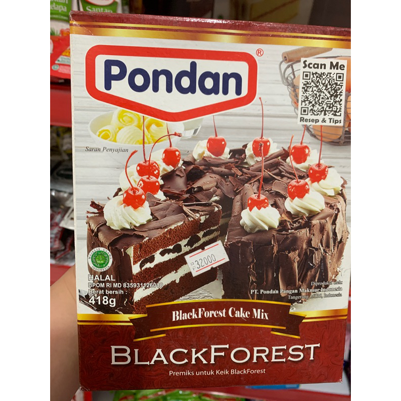 pondan blackforest 418gr