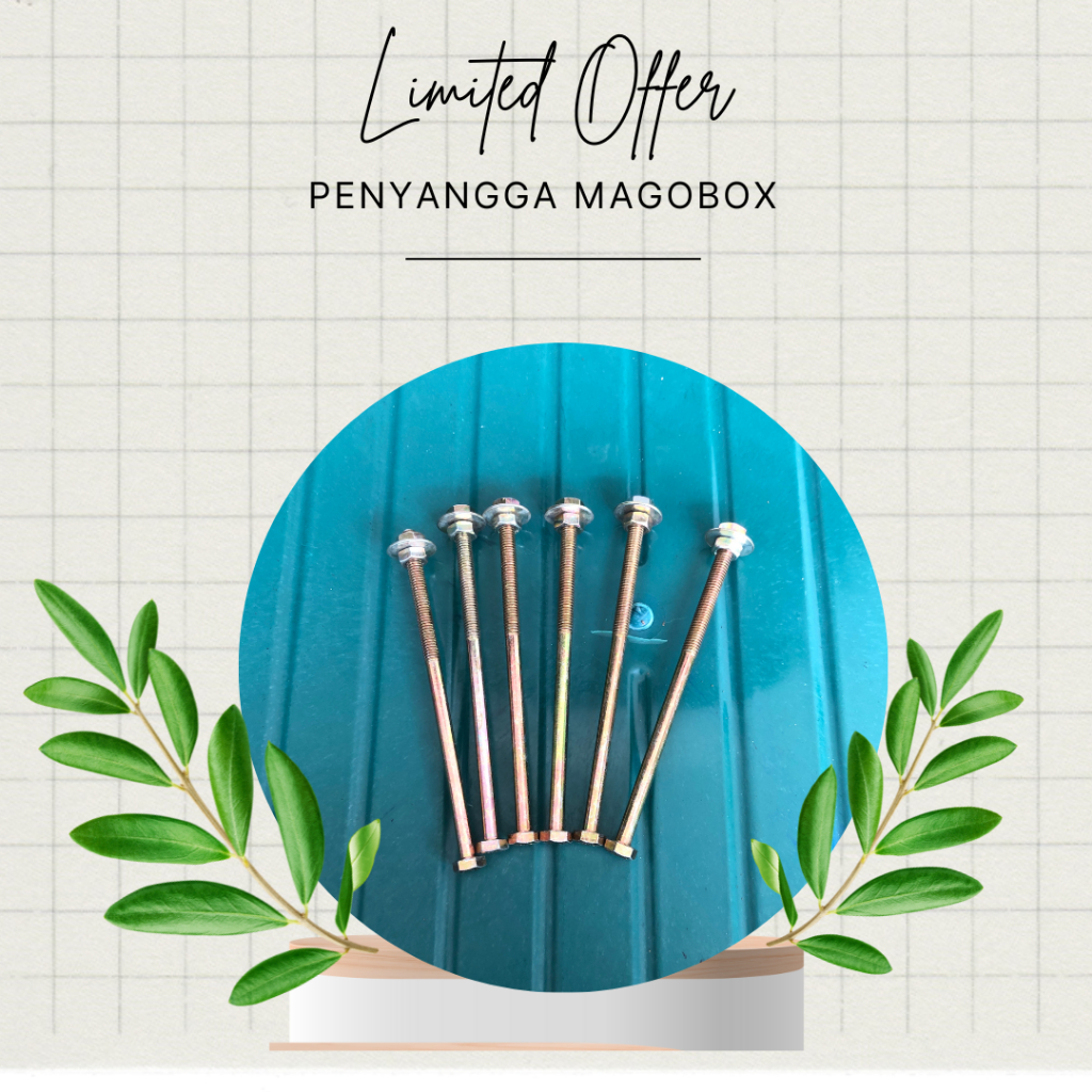Penyangga Magobox Starterkit Budidaya Maggot BSF