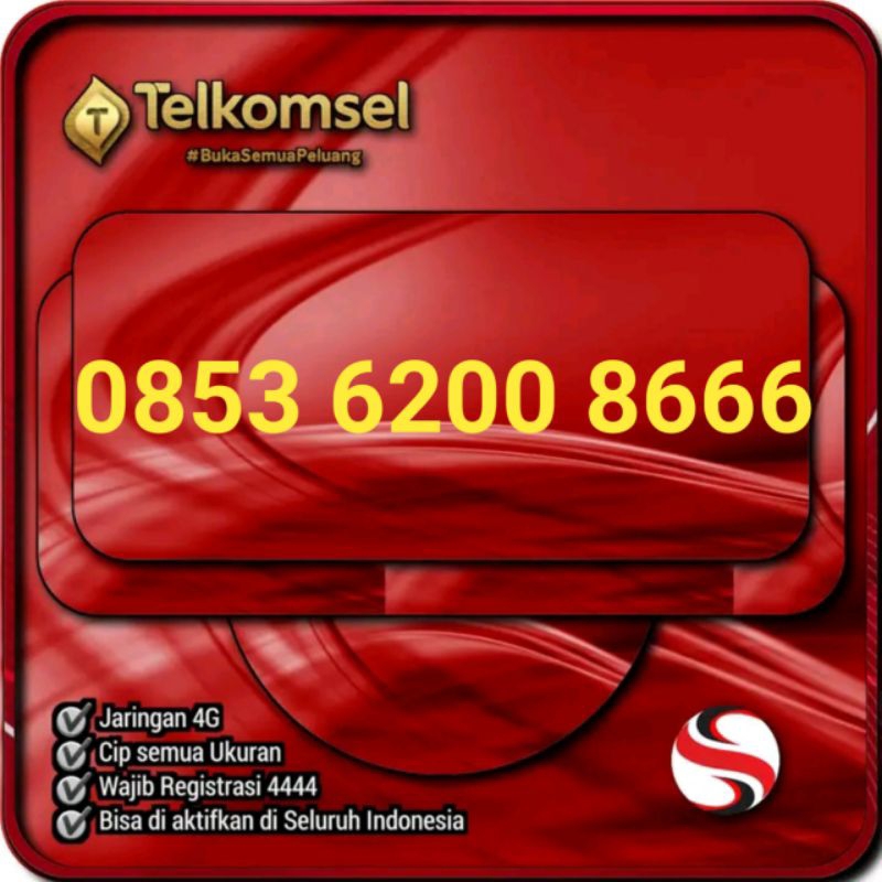 NOMOR CANTIK SIMPATI TRIPLE 666