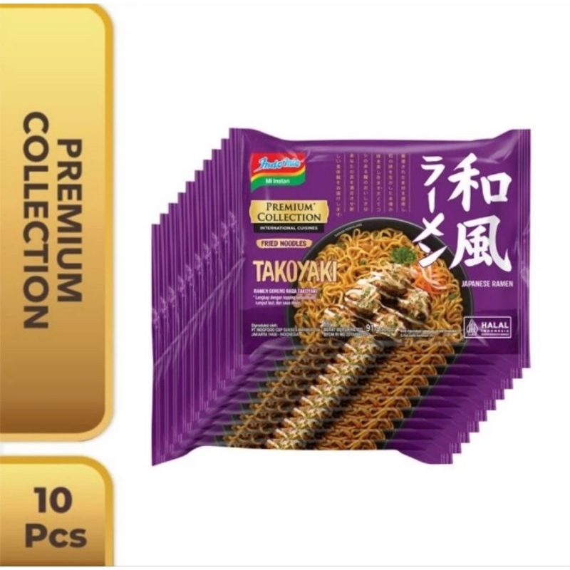 

Indomie Premium Collection Japanese Takoyaki 10 Pc