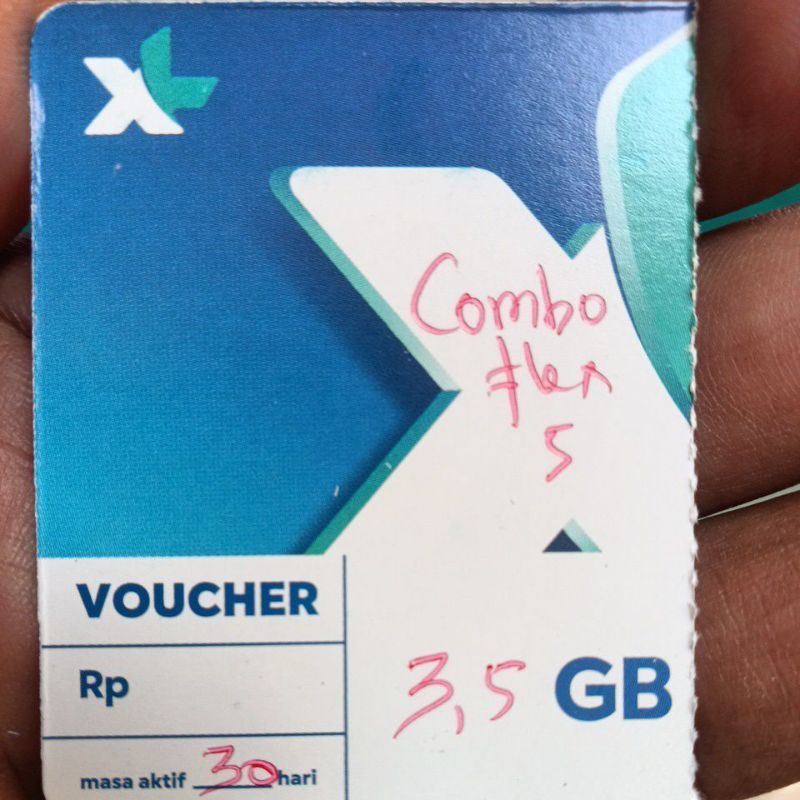 Voucher Xl Combo Flex  3.5 GB masa aktif 30 hari