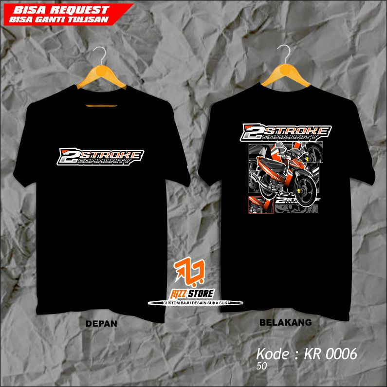 Kaos Motor Yamaha Fiz R || baju viz r || baju two stroke