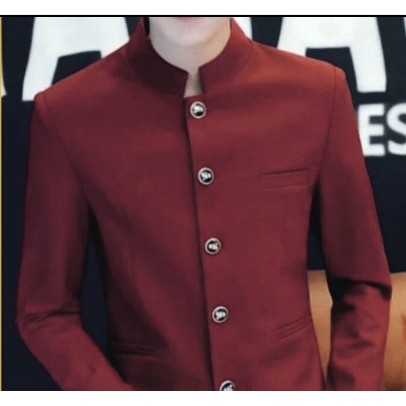 jasko mandarin pria dewasa berkualitas tebal dan lembut,jasko blazer