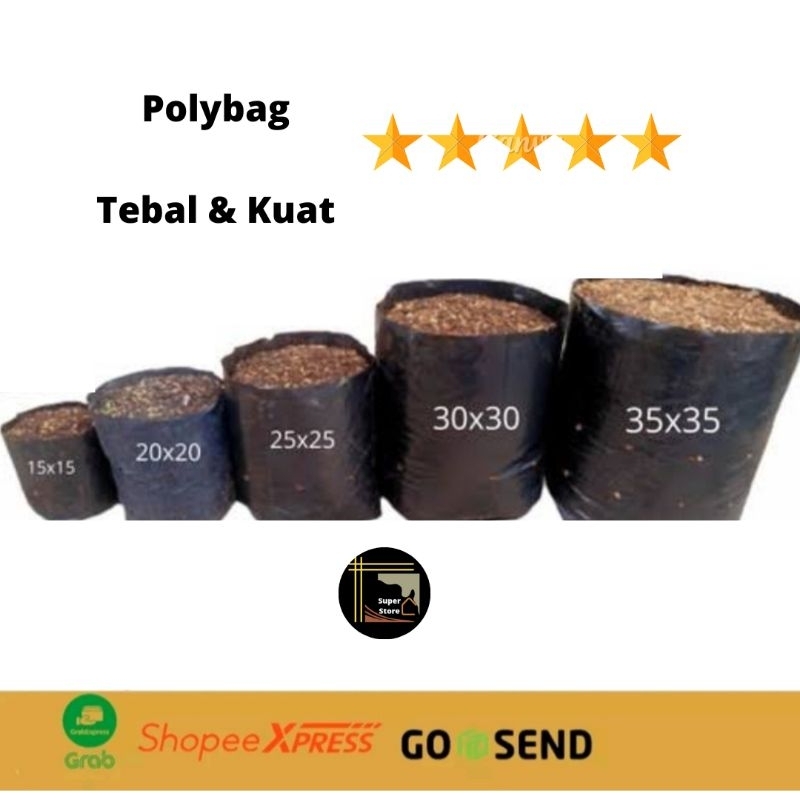 Plastik Polybag Tanaman Besar / Polibag Tanaman Besar dan Kecil - Polibag Tanaman