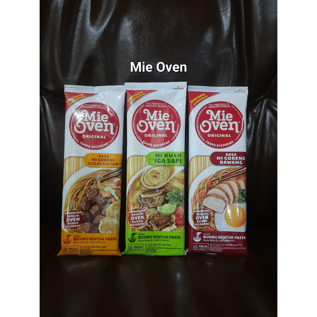 mie instant mi OVEN goreng bawang kuah iga sapi gulai sultan mayora