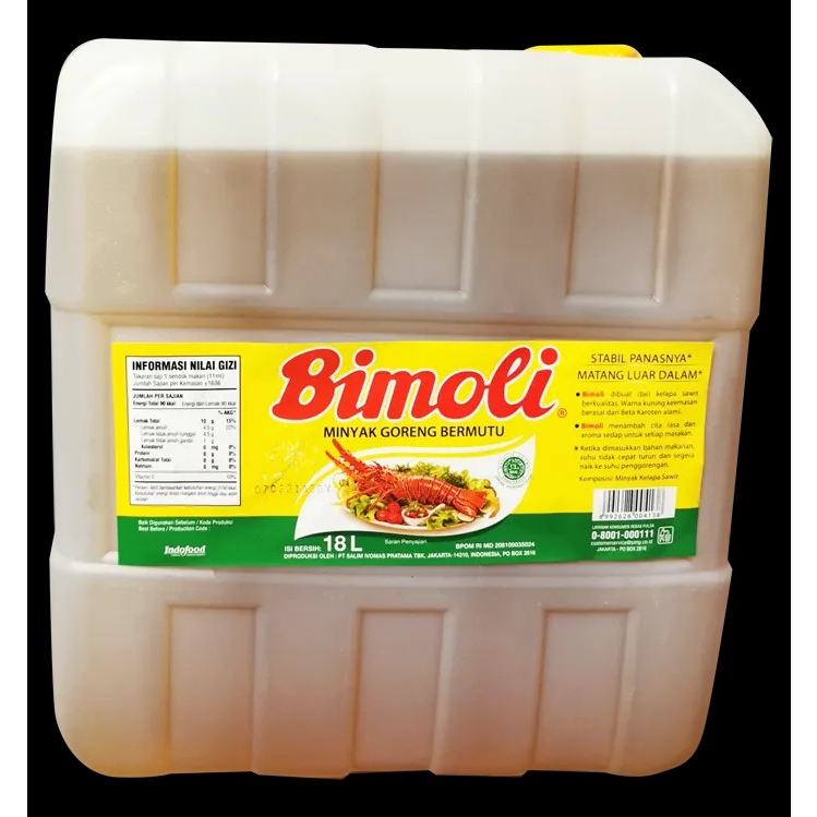 

Minyak Bimoli / Cooking Oil Bimoli - 18 ltr