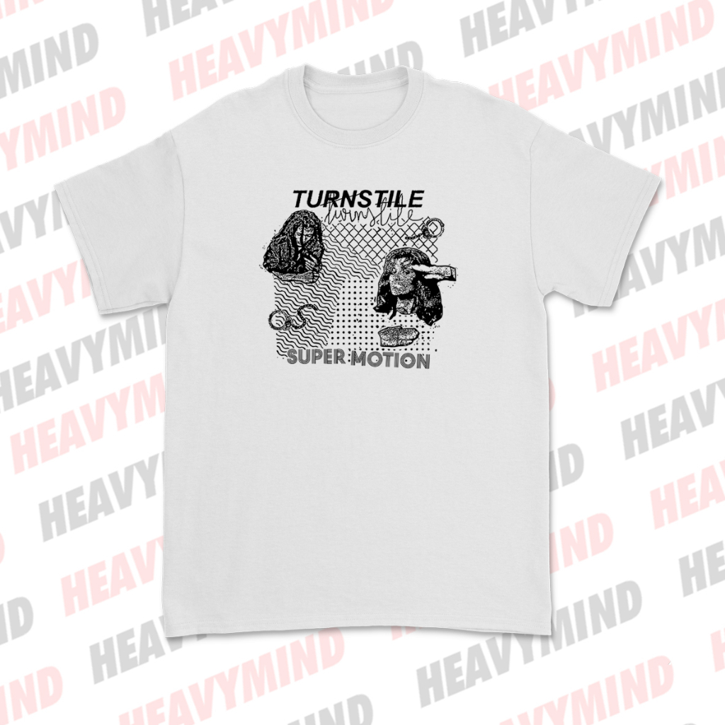 Kaos Band Turnstile Super Motion Free sticker