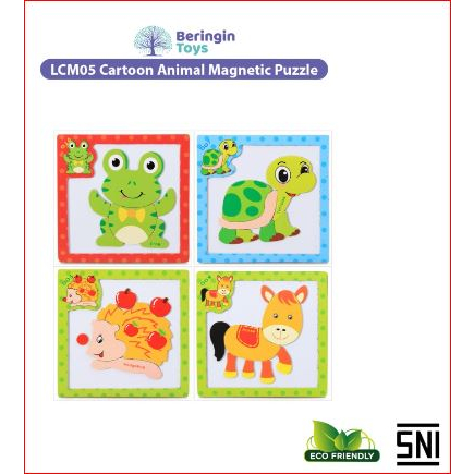 3D Wooden Magnetic Jigsaw Puzzle White Board Toys Children Kids Early Education English Word