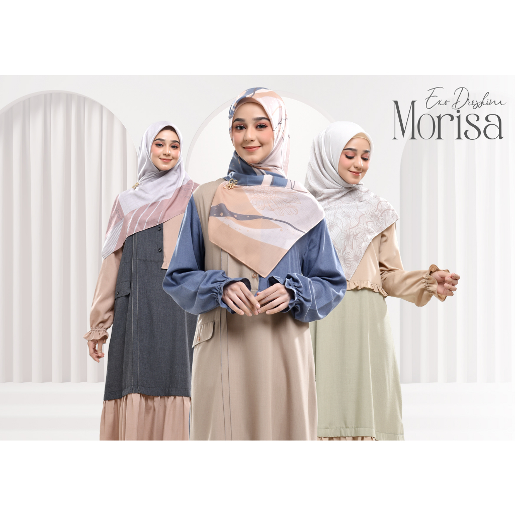 GAMIS WANITA MURAH EXO MORISA RABBANI ORI