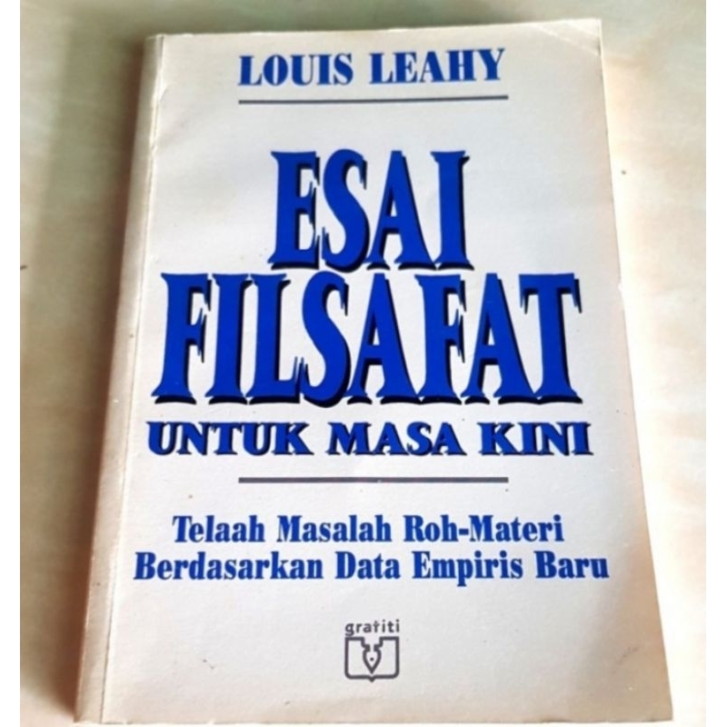 Essay Filsafat untuk masa kini, Louis Leahy