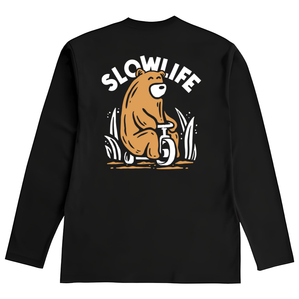 Kaos Infinity Project - SLOWLIFE | Kaos Distro Lengan Panjang S - 3XL