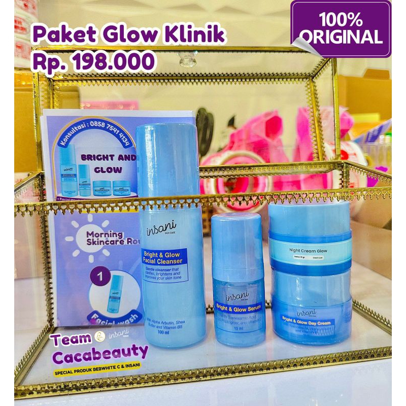 SKINCARE INSANI PAKET GLOW KLINIK