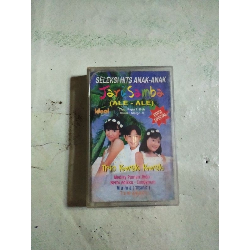 kaset pita trio kwek kwek tari samba ale ale leony dhea ananda alfandy angie geofanny tamagochi