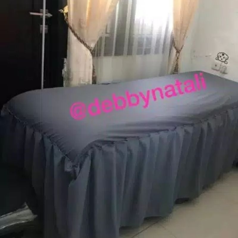 Sprei rumbai bed facial model informa plus pegangan tangan plus sarung bantal plus sarung kursi rumb