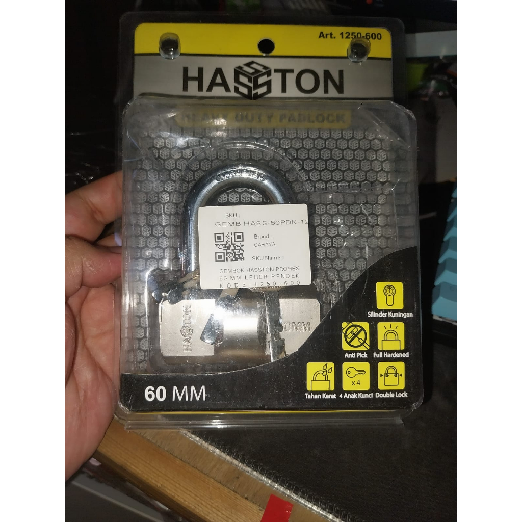 HASSTON PROHEX Gembok Model Bulat 60mm (1250-600)