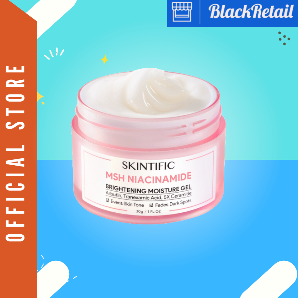 [BPOM] Skintific MSH Niacinamide Brightening Moisture Gel 30g Niacinamide Moisturizer Krim Wajah Cre