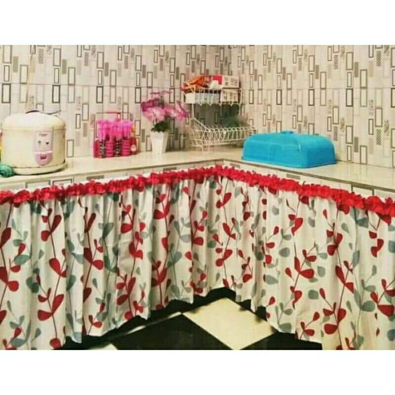 gorden Kolong | Horden Kolong | Gorden Kolong Dapur | Minimalis | Gorden