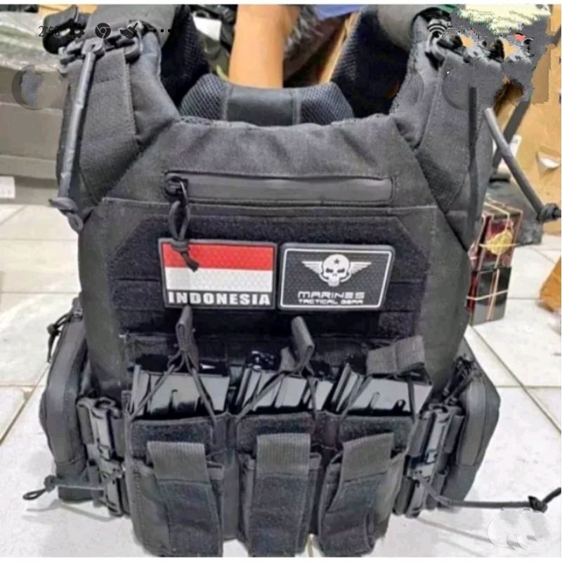 body vest rompi tactical bodyvest tni ,polri,brimob