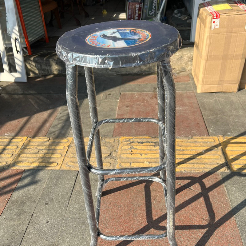 kursi besi flipper tinggi 80 cm