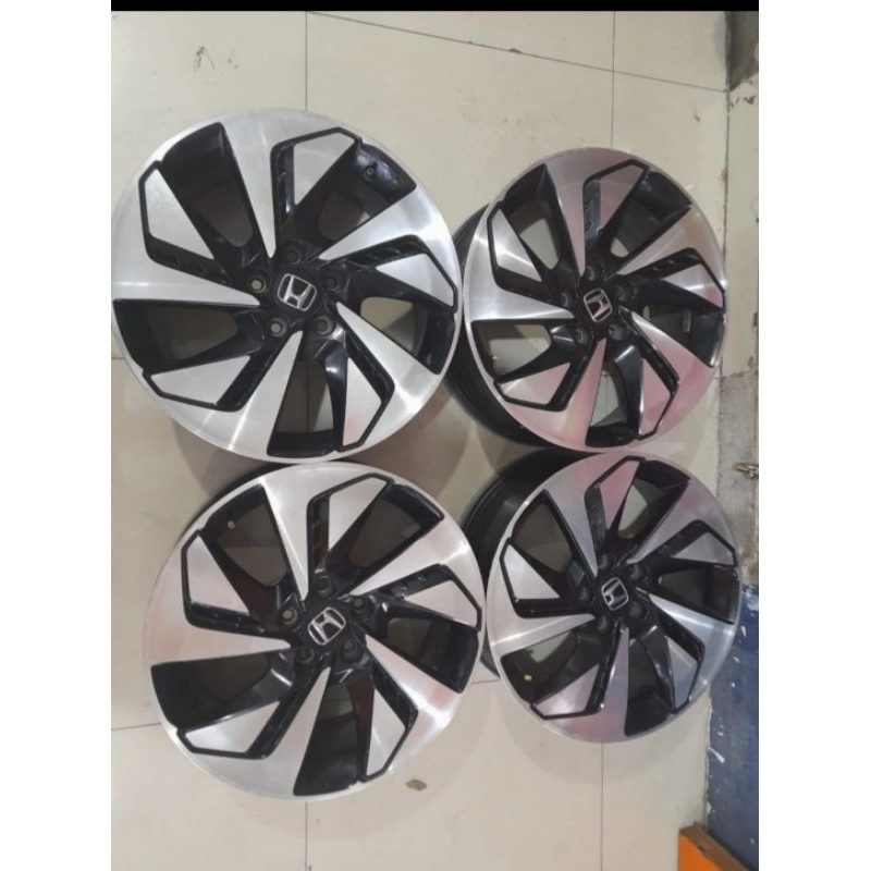 velg mobil bekas crv turbo r18 lubang 5x114 bisa untik inova