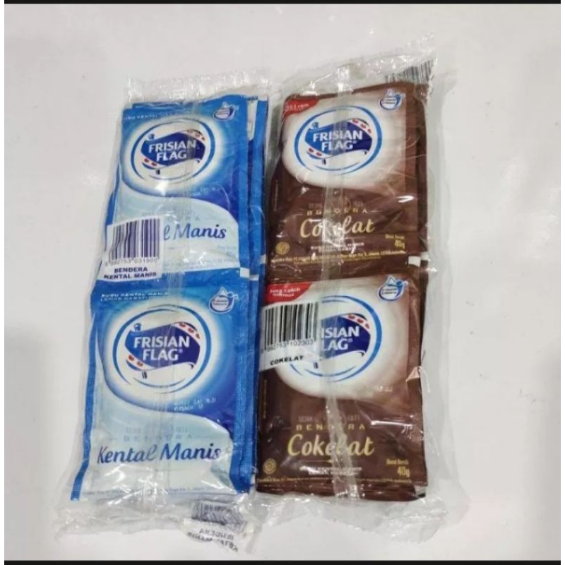 

susu SKM frisian flag 6pcs ada putih dan coklat