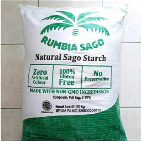 

Tepung Sagu Rumbia - Natural Sago Starch 50Kg