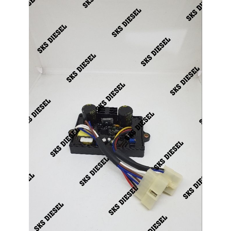 AVR Genset Diesel Listrik dan Las Model 12 Kabel 2 Soket Firman FDW7800E2