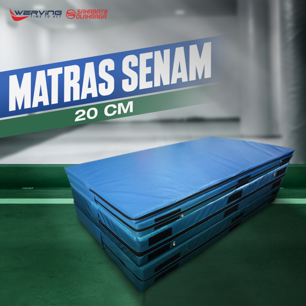 Matras Senam Lantai, Matras Busa Rebonded, Matras Sekolah 20cm D70