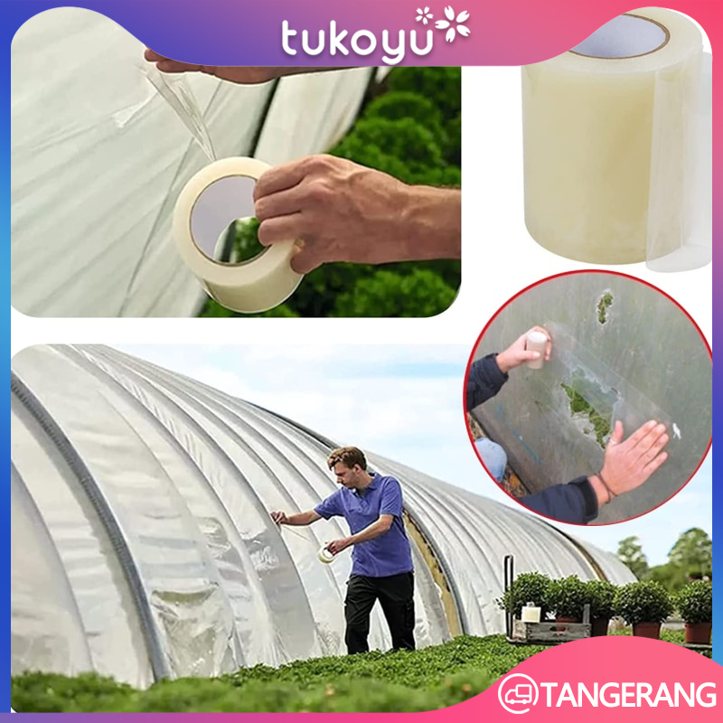 

Greenhouse UV Repair Tape 10cm x 40m/Lakban Plastik UV