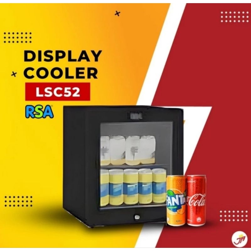 RSA LSC 52 Kulkas Showcase Mini Bar 52 Liter 90 Watt LSC52