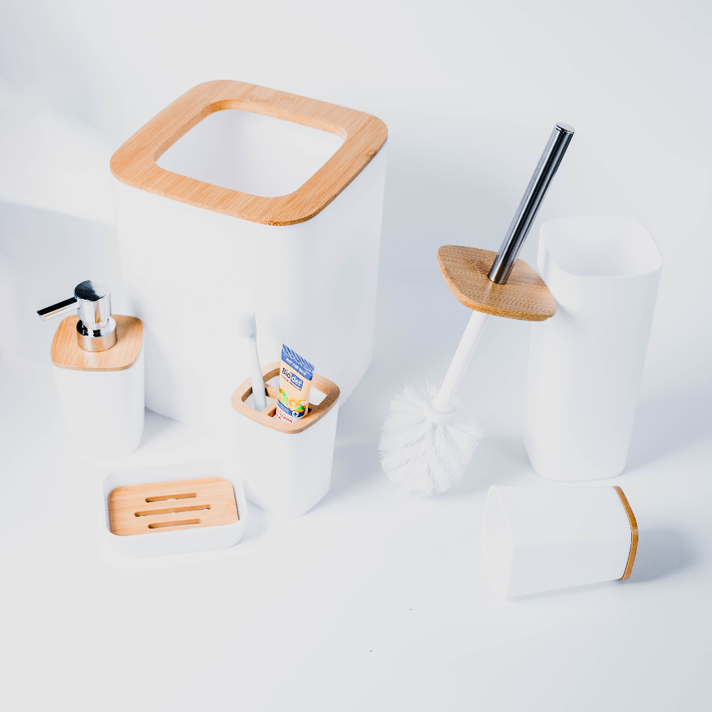 Perlengkapan Kamar Mandi Minimalis | Bathroom Set Toilet A_HOME