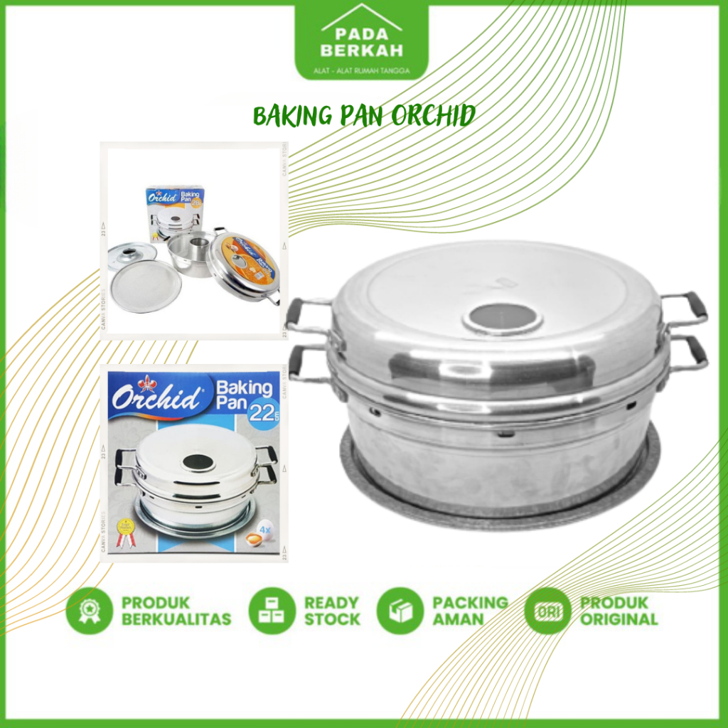 Baking Pan Orchid Pemanggang Cake Bolu Kompor Panggang Bolu Cetakan Bolu Telur