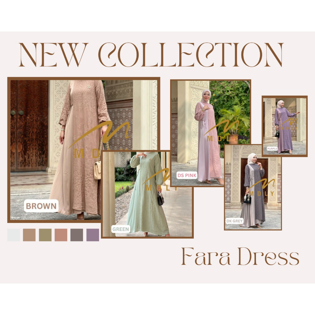 Fashion Muslim Terbaru Baju Gamis Wanita Dress Syari Muslimah Dress Casual Mdly Gold Busui Frendly W