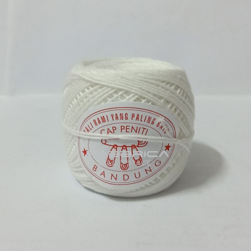 10 ROLL Benang Kasur Merk Peniti / Tali Rami / Hemp Robe