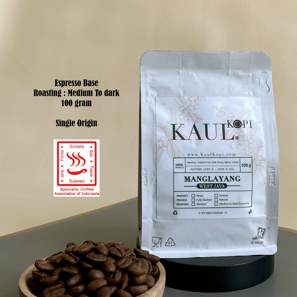 

Kopi Arabika Manglayang (Espresso Base) - Bubuk, 100 gram