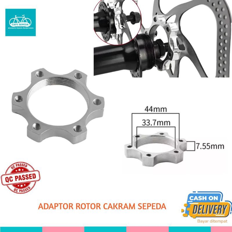 ADAPTOR ROTOR PIRINGAN CAKRAM SEPEDA 44MM ADAPTOR DICS BREAKE