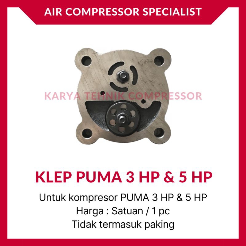 Lempengan Klep Valve Assy Kompresor Udara PUMA 3 HP & 5 HP