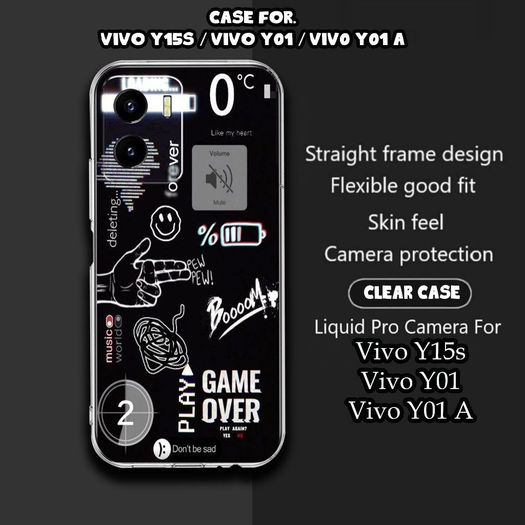 CASE VIVO Y15S / VIVO Y01 / VIVO Y01A MOTIF [NASA TICKET] TERLARIS CASING VIVO Y15S / Y01 / Y01A TER