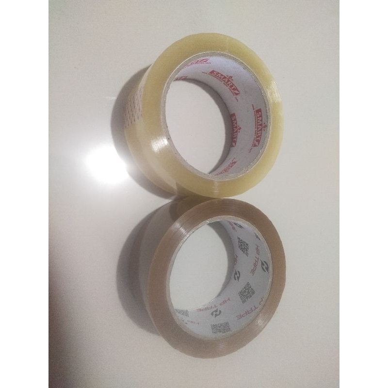 

lakban solatif perekat coklat bening 100yard 45mm